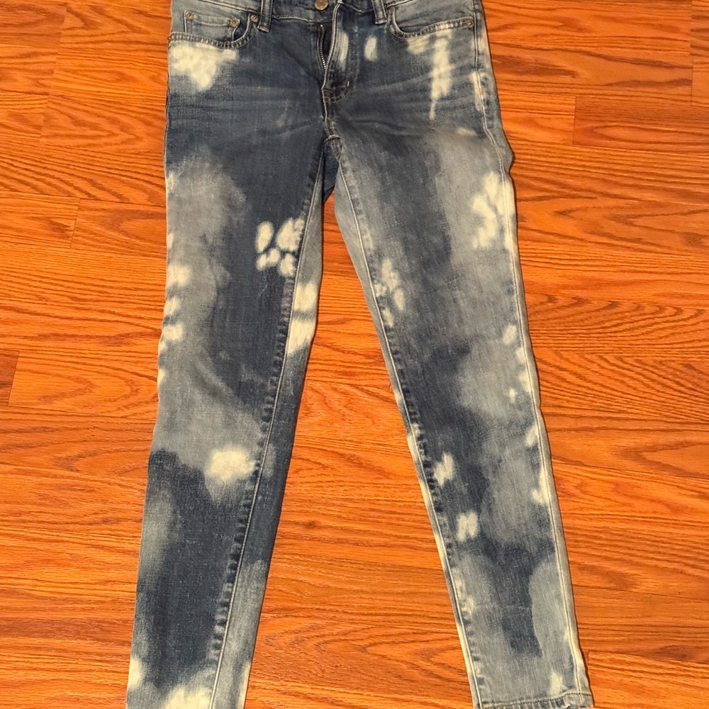 Polo by Ralph Lauren Distressed Blue Skinny Jeans